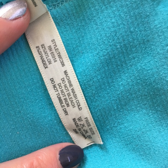 Blue Stretch Lace Strap Layering Cami szOpen - Picture 4 of 4